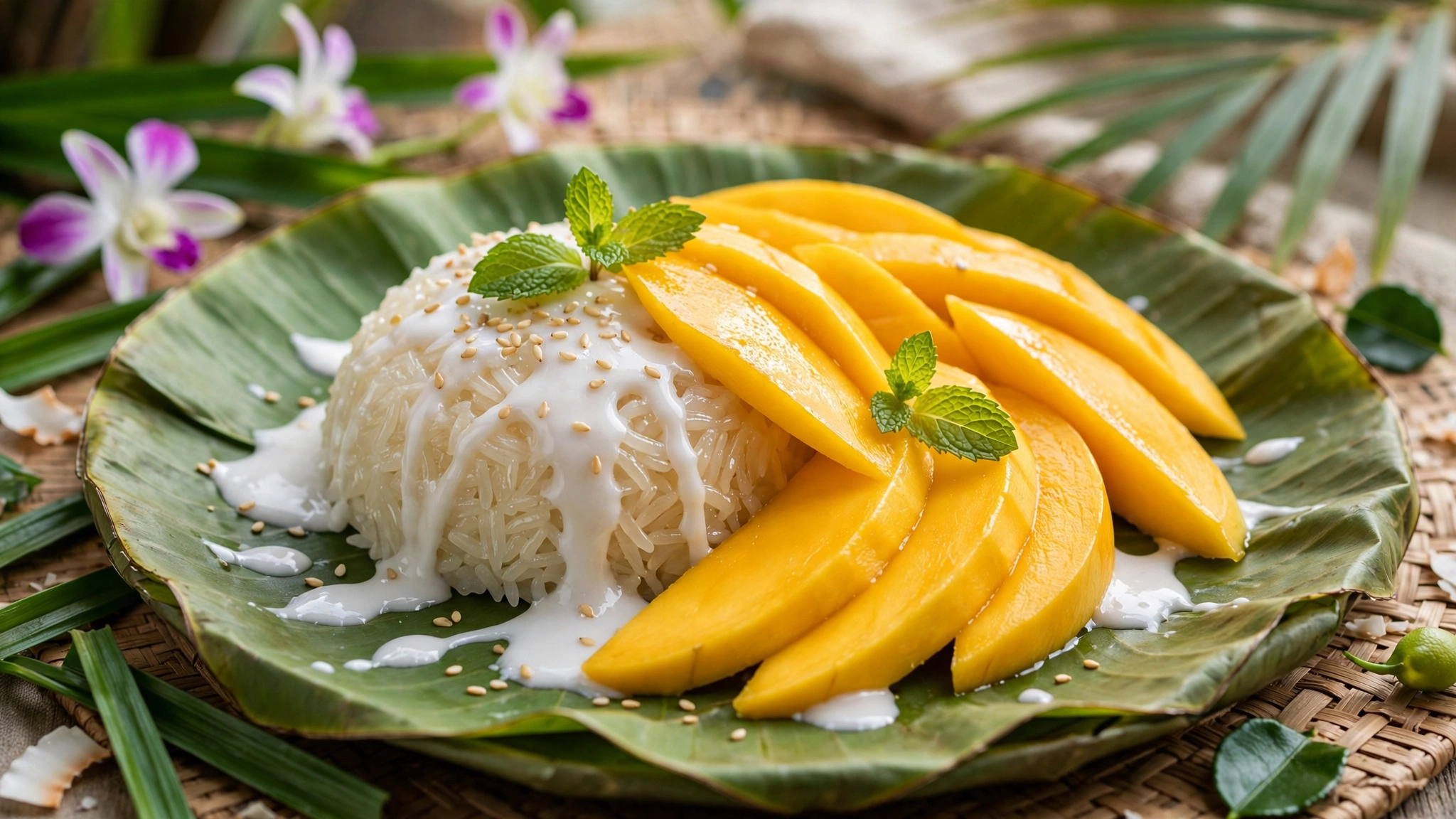 Mango sticky rice