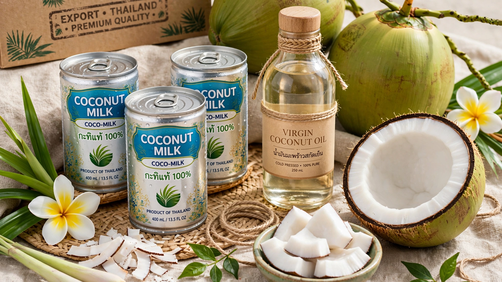 Thai coconut products